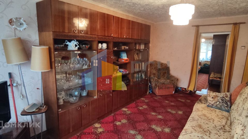 Продаётся 3-комнатная квартира, 59.4 м²