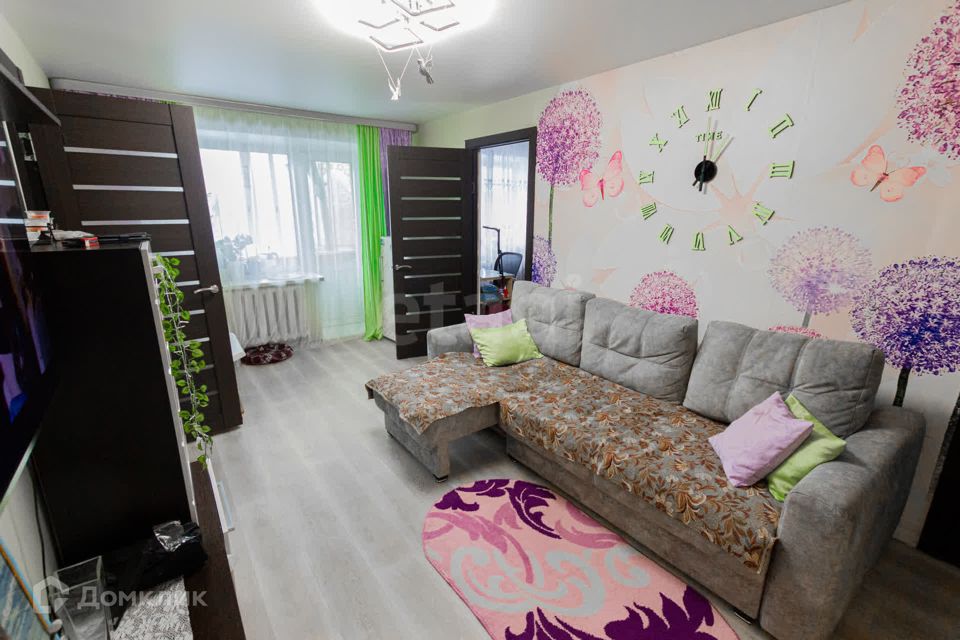 Продаётся 2-комнатная квартира, 43.3 м²