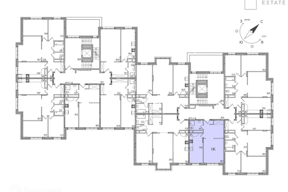 Продаётся 1-комнатная квартира, 48 м²