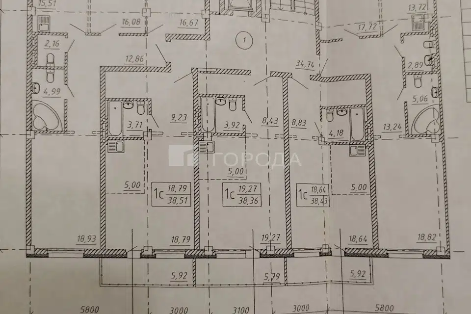 Продаётся студия, 35.7 м²
