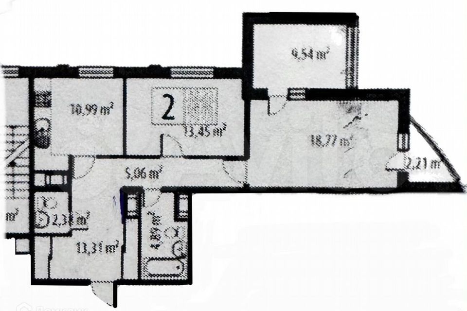 Продаётся 2-комнатная квартира, 67.8 м²