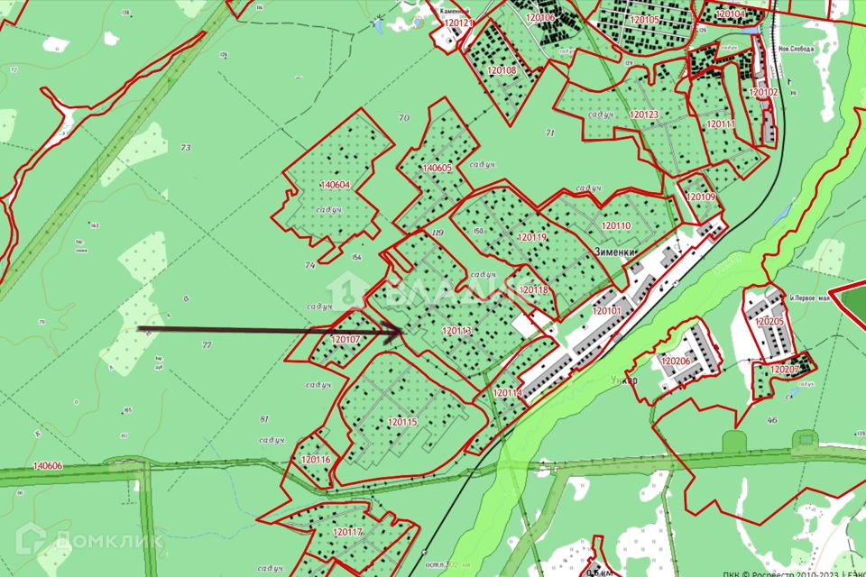 Участок в Нижегородская область, Богородский район, д. Шуклино ., Купить земельн