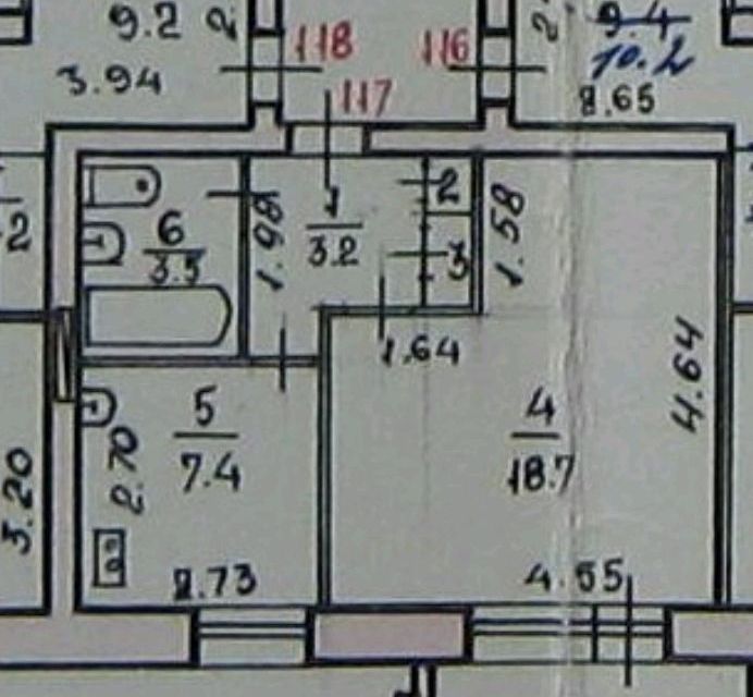 Продаётся 1-комнатная квартира, 34 м²