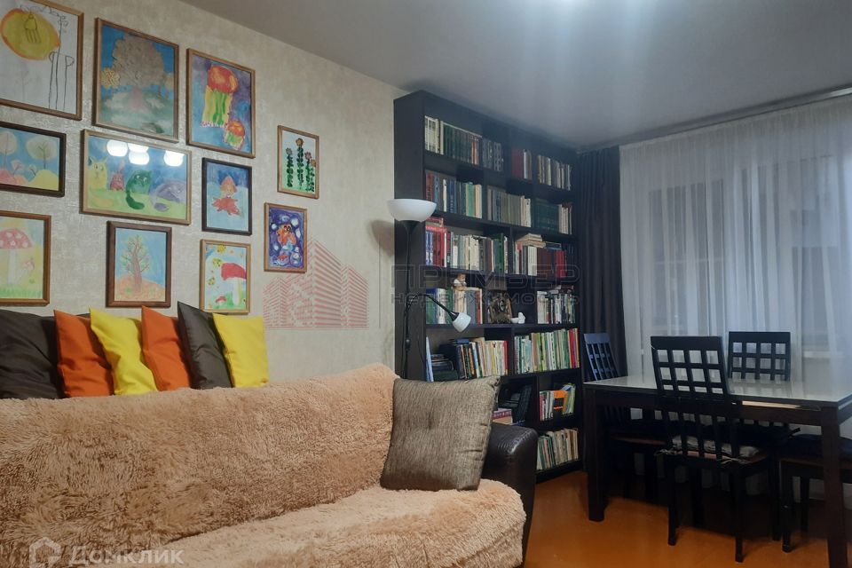 Продаётся 1-комнатная квартира, 46.6 м²