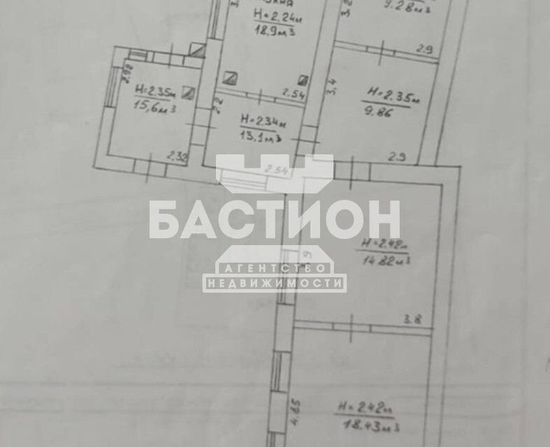 Продаётся 1-этажный дом, 100 м²