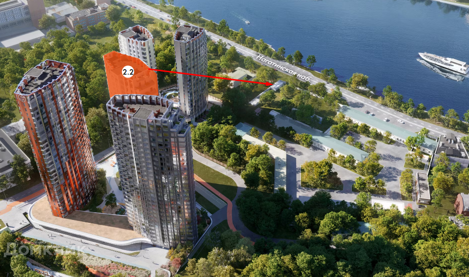 Продаётся 2-комнатная квартира, 60.1 м²