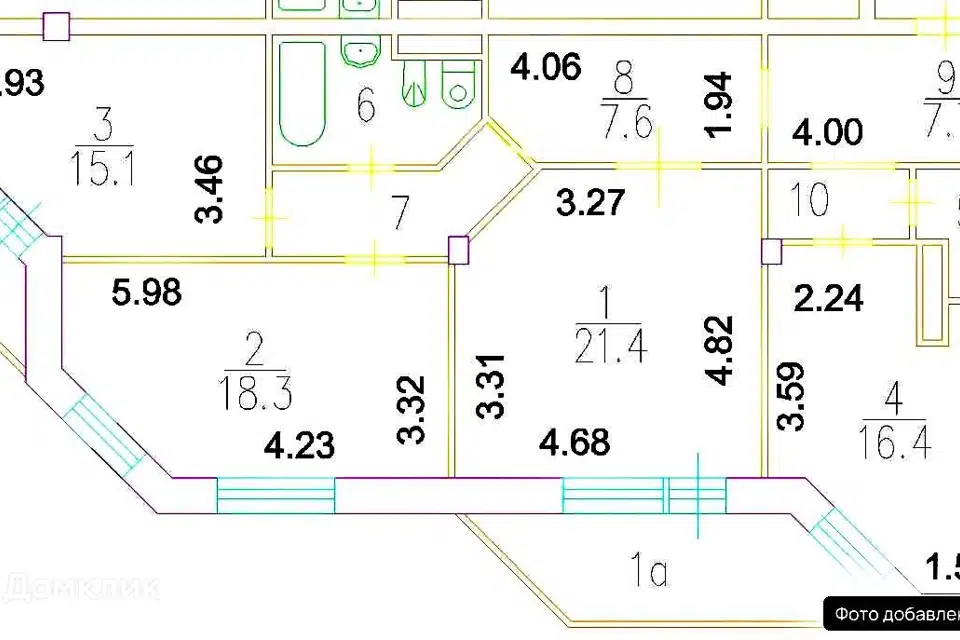 Продаётся 4-комнатная квартира, 103 м²