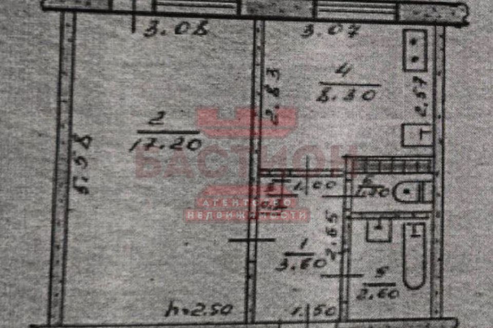 Продаётся 1-комнатная квартира, 33 м²