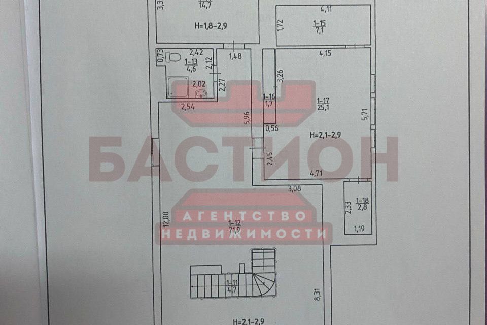 Продаётся таунхаус, 2-эт., 271 м²