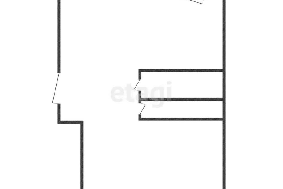 Продаётся 1-комнатная квартира, 43.2 м²
