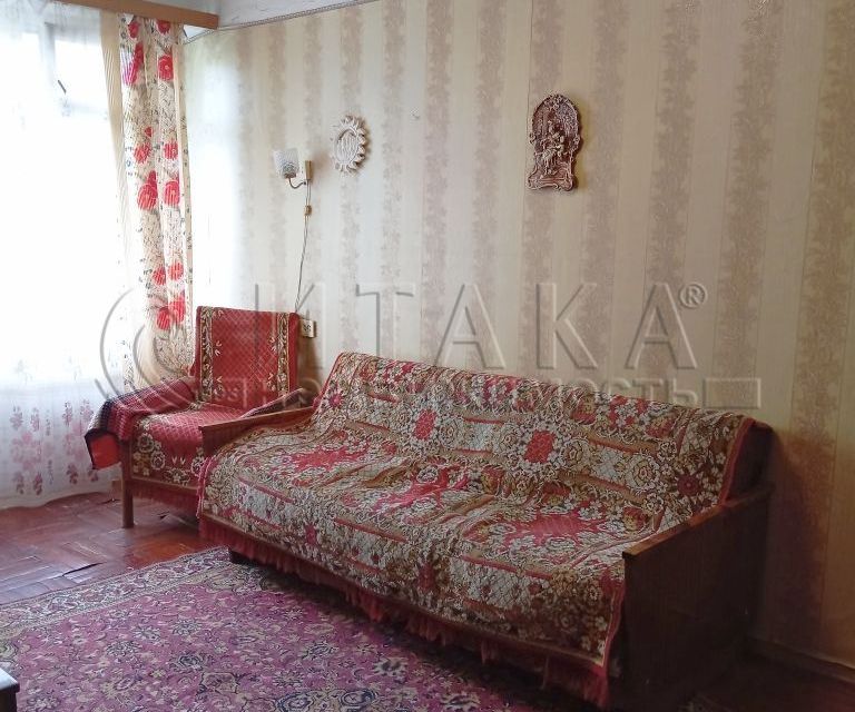 Продаётся 3-комнатная квартира, 54.6 м²