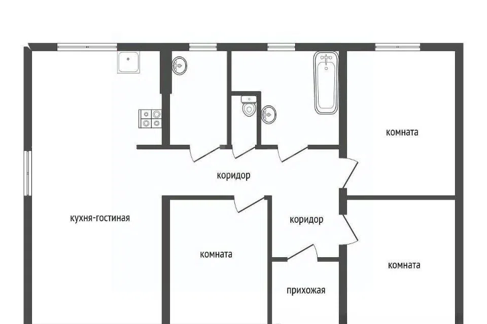 Продаётся 1-этажный дом, 119.4 м²