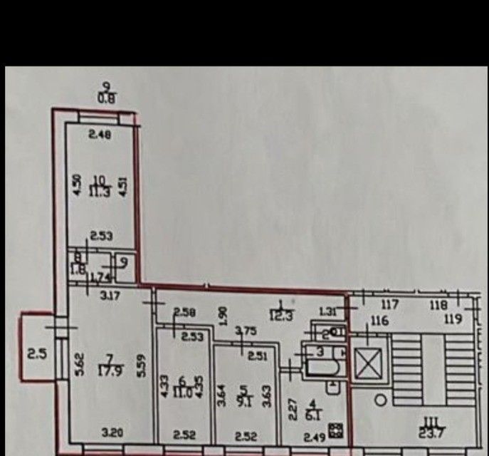 Продаётся 4-комнатная квартира, 73.4 м²