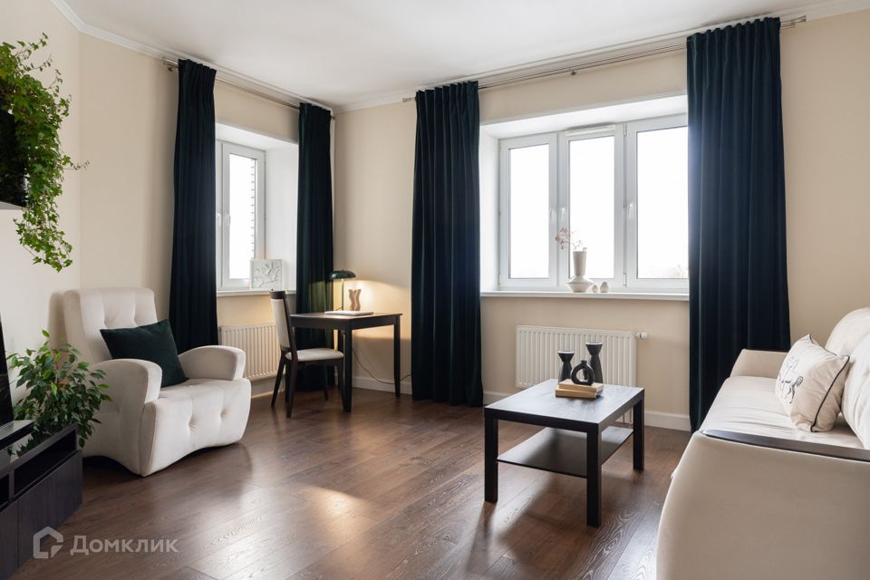Продаётся 1-комнатная квартира, 46 м²