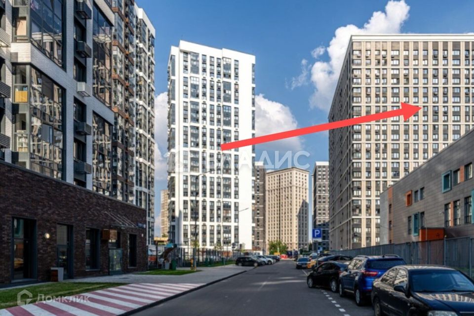 Продаётся 1-комнатная квартира, 41.9 м²