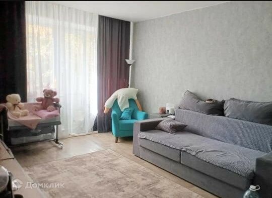 Продаётся 1-комнатная квартира, 36.4 м²