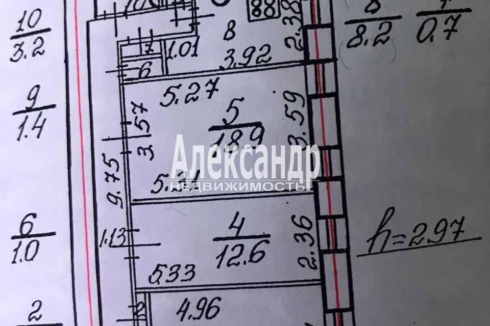 Продаётся 3-комнатная квартира, 87.7 м²