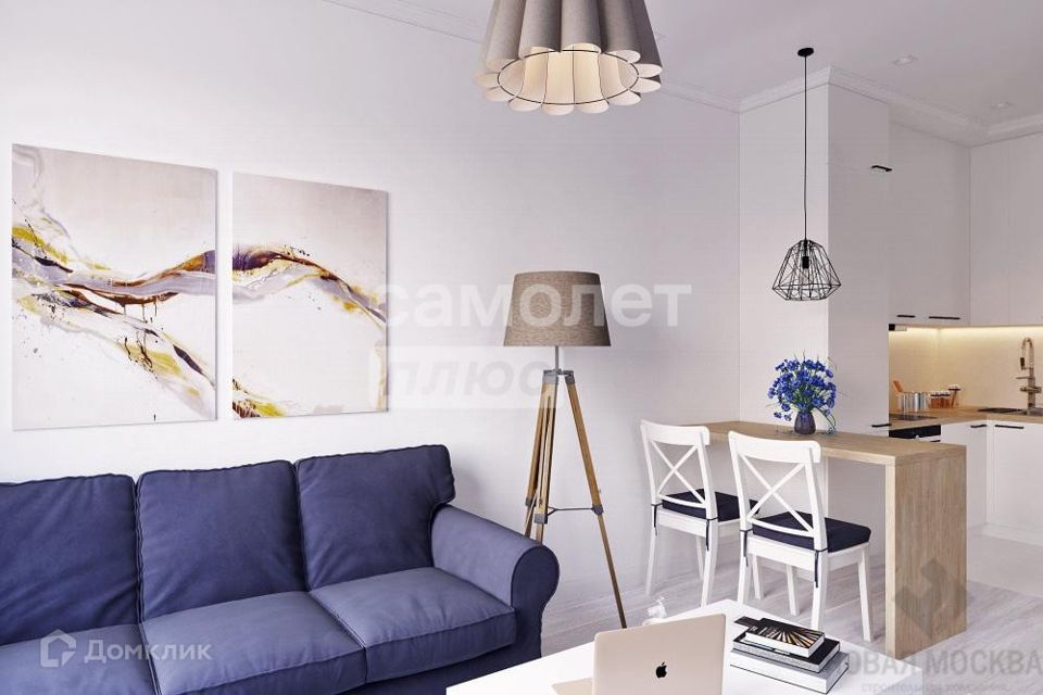 Продаётся 2-комнатная квартира, 34.4 м²