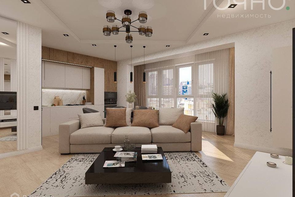 Продаётся 3-комнатная квартира, 80.6 м²