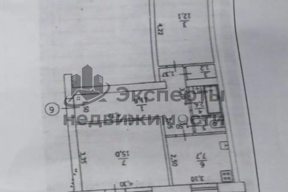 Продаётся 3-комнатная квартира, 87 м²