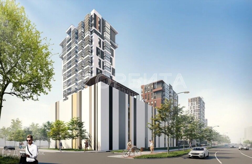 Продаётся 1-комнатная квартира, 42.9 м²