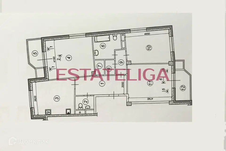 Продаётся 3-комнатная квартира, 105 м²