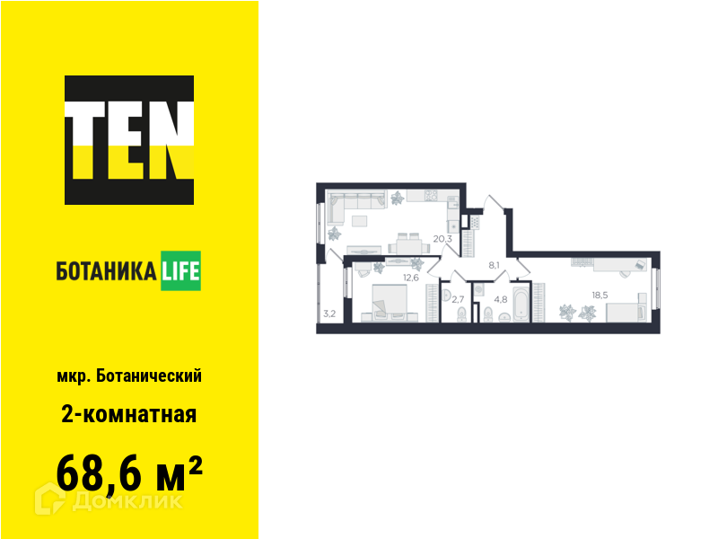 Купить Квартиру В Ботаническом Районе Екатеринбурга