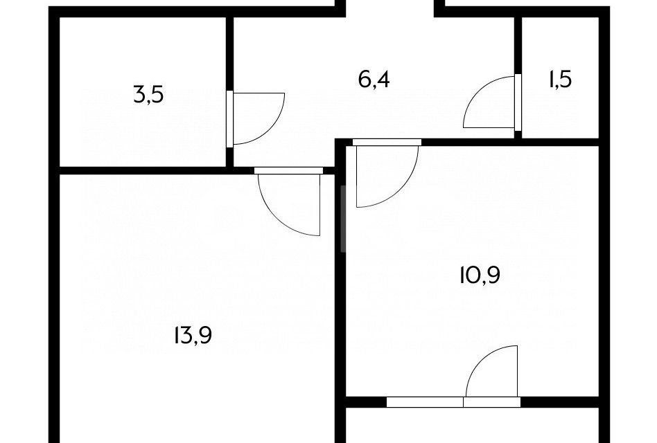 Продаётся 1-комнатная квартира, 40 м²