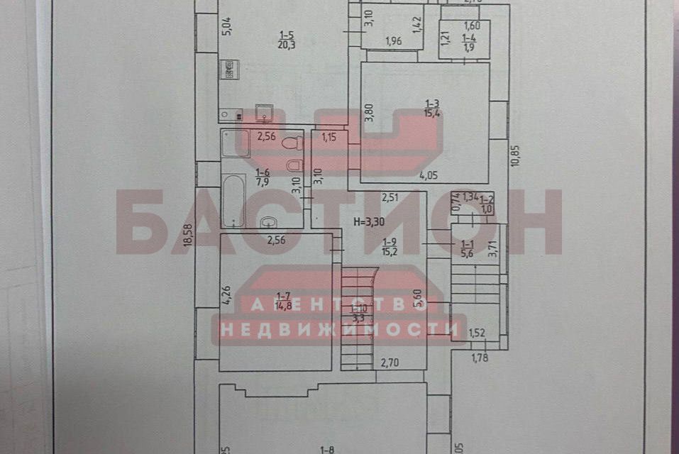 Продаётся таунхаус, 2-эт., 271 м²