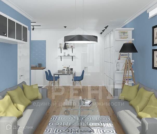 Продаётся 2-комнатная квартира, 74 м²