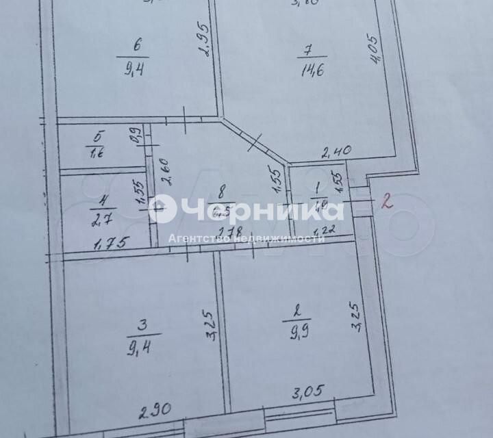 Продаётся 1-этажный дом, 56 м²