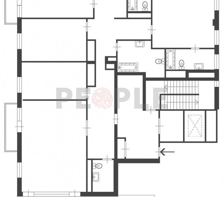 Продаётся 6-комнатная квартира, 347 м²