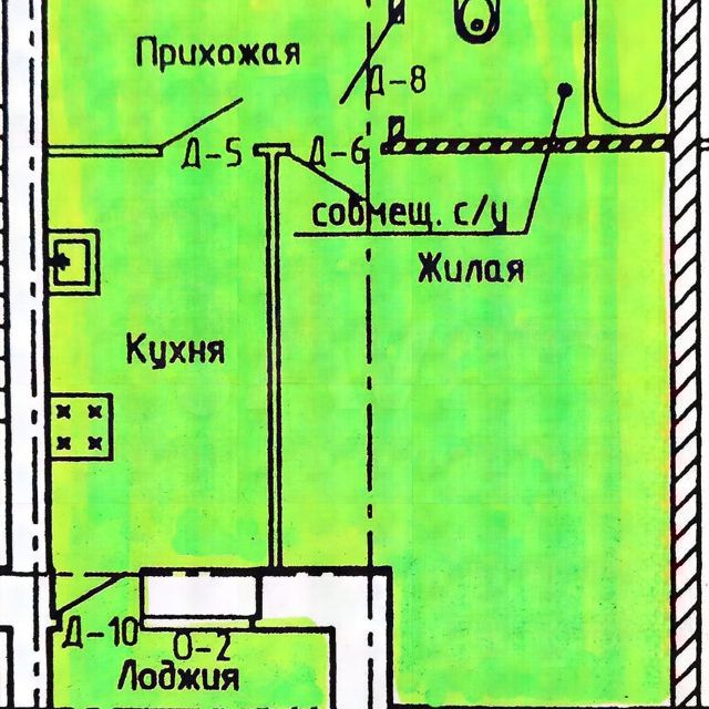 Продаётся 1-комнатная квартира, 37 м²
