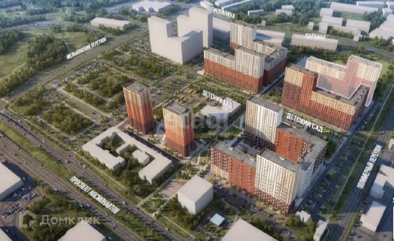 Продаётся 2-комнатная квартира, 51.1 м²