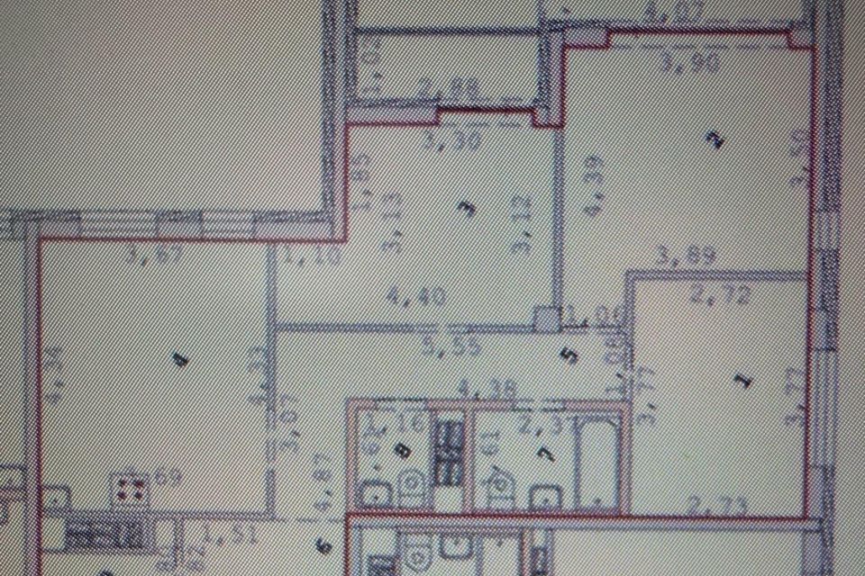 Продаётся 3-комнатная квартира, 77.79 м²
