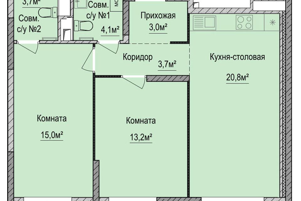 Ижевск Купить Двухкомнатную Квартиру Вторичка Устиновский