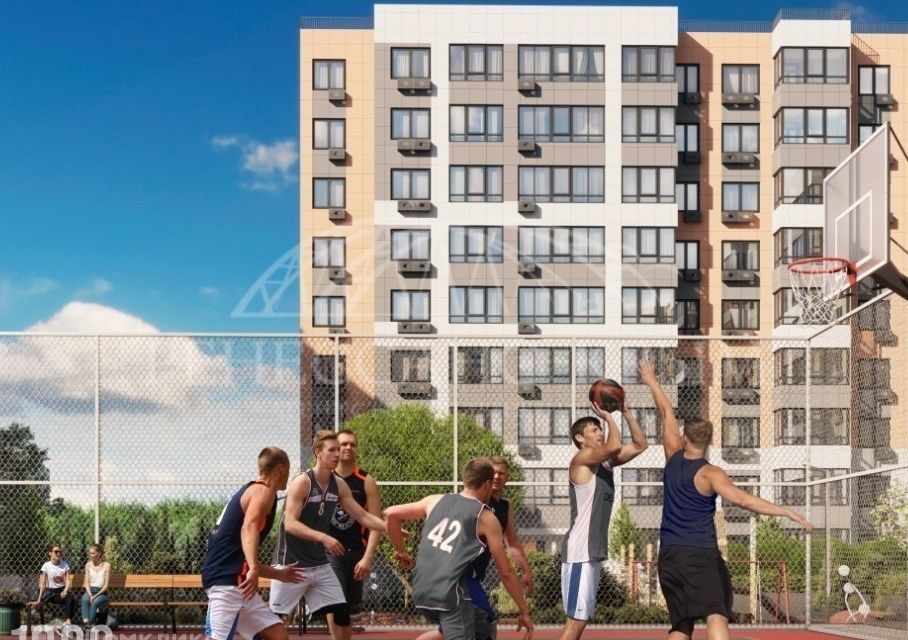 Продаётся 1-комнатная квартира, 52.8 м²