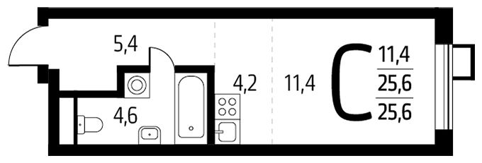 Новые Ватутинки Купить Студию С Котлована