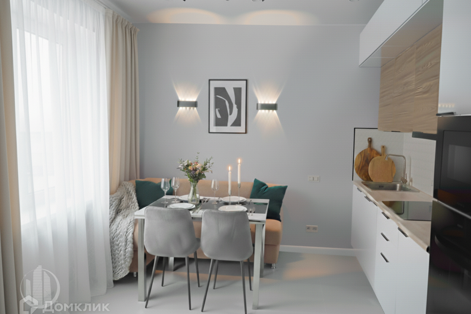 Сдаётся 1-комнатная квартира, 41.7 м²