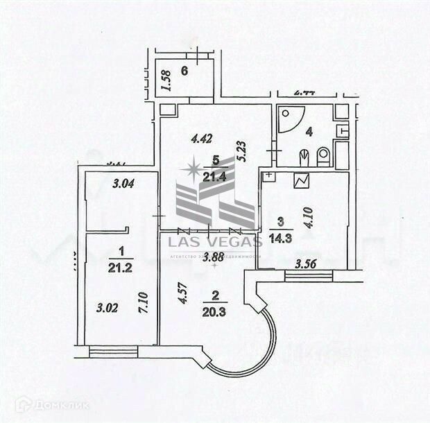 Сдаётся 3-комнатная квартира, 88 м²
