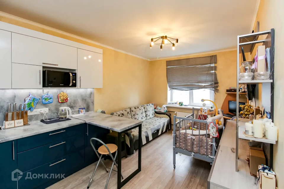 Продаётся 1-комнатная квартира, 39.2 м²