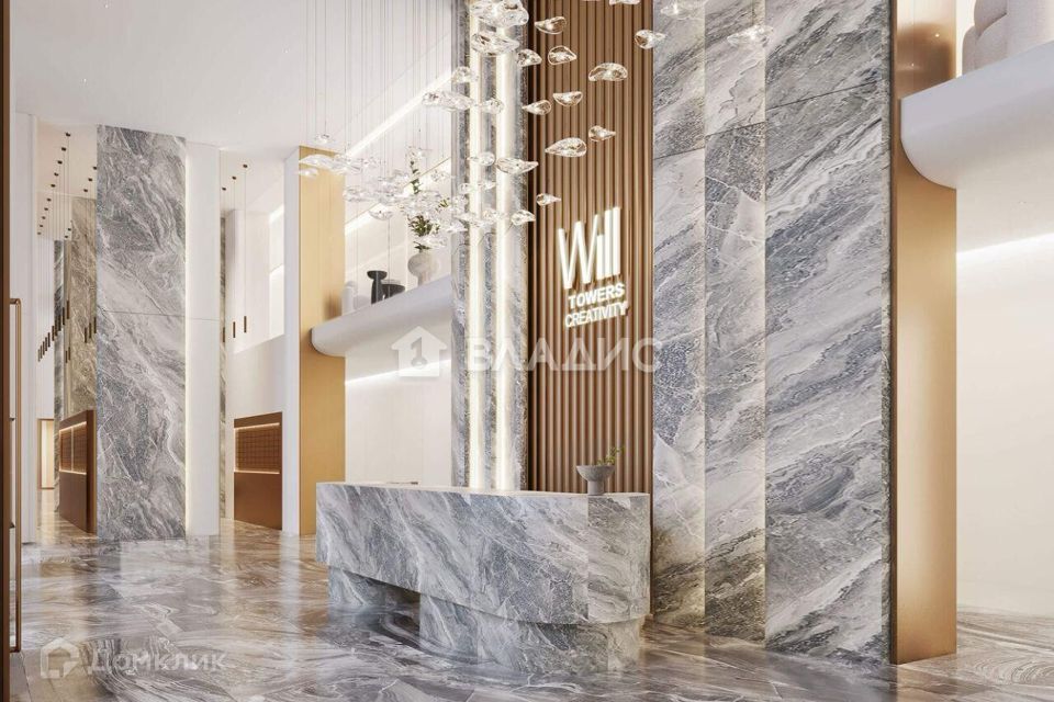 Продаётся 1-комнатная квартира, 55 м²