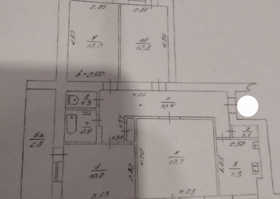 Продаётся 4-комнатная квартира, 80 м²
