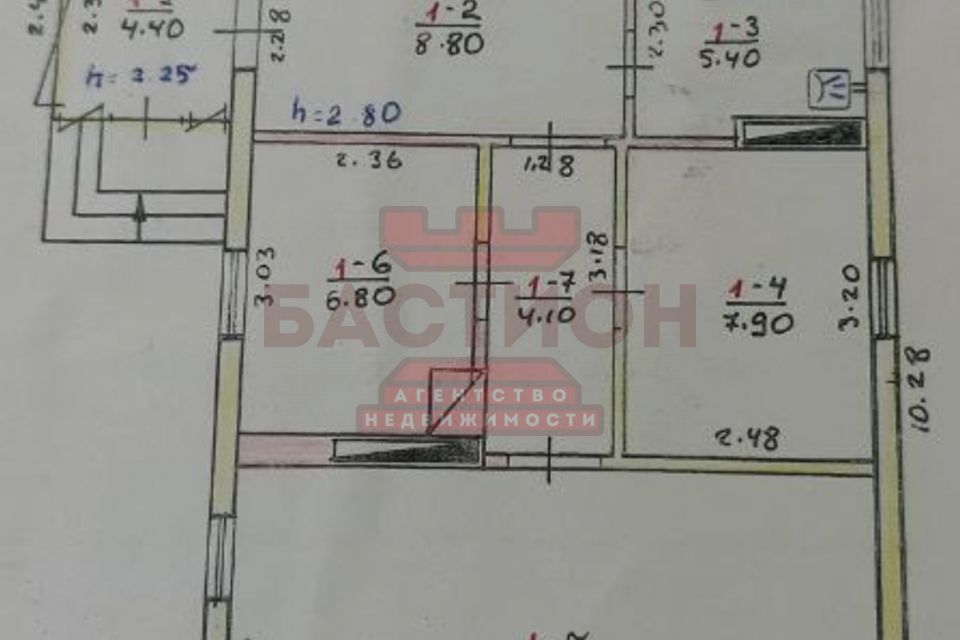 Продаётся 1-этажный дом, 62.6 м²