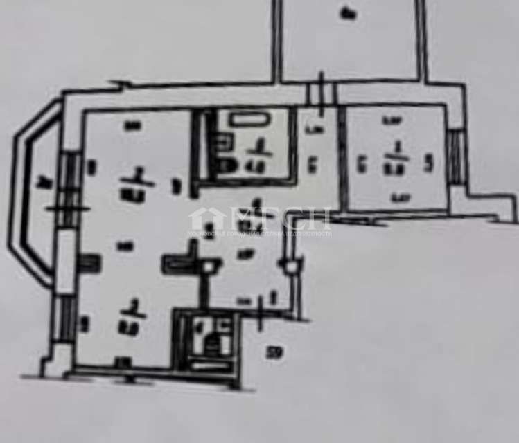 Продаётся 2-комнатная квартира, 65.8 м²