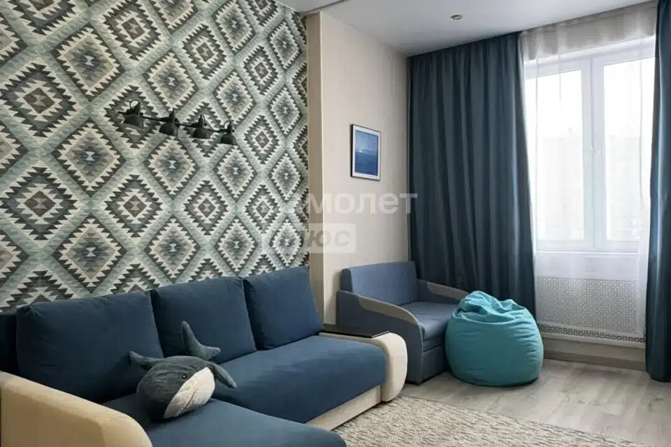 Продаётся 1-комнатная квартира, 42.1 м²
