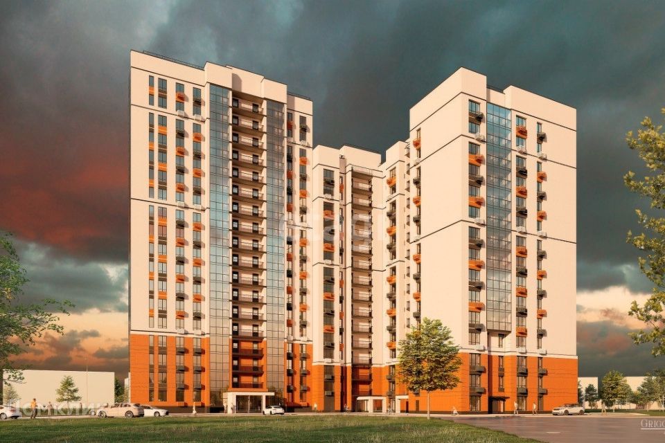 Продаётся 1-комнатная квартира, 50.9 м²