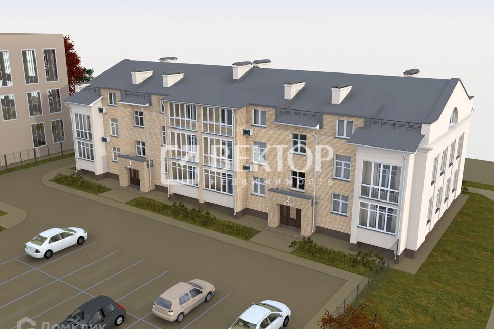 Продаётся 1-комнатная квартира, 45.9 м²