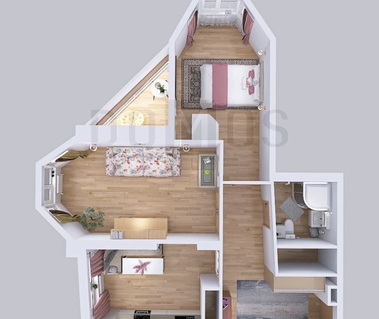 Продаётся 2-комнатная квартира, 69 м²
