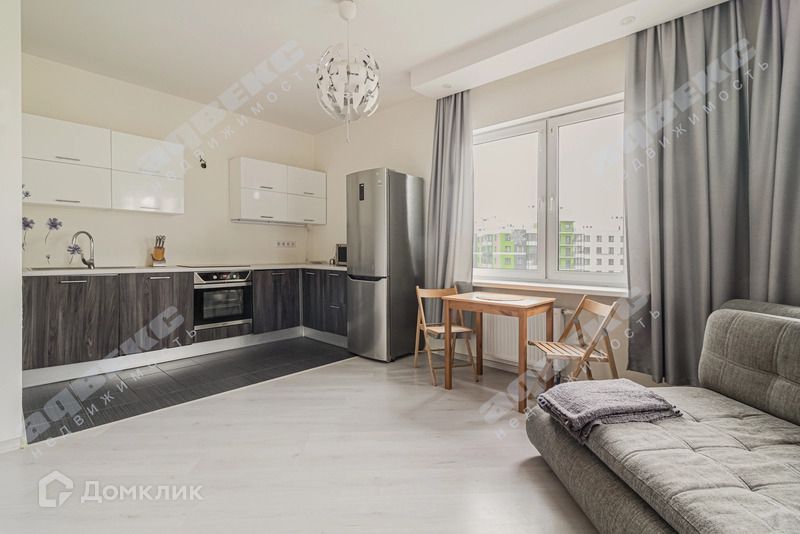 Продаётся 1-комнатная квартира, 46.5 м²